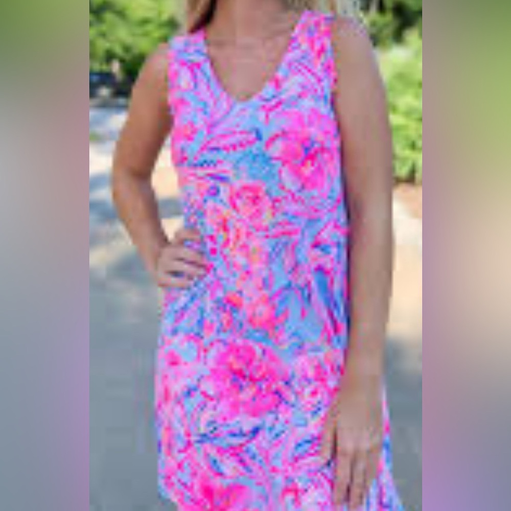 NEW Aron Dress sleeveless cotton isla de coco Lilly Pulitzer M
